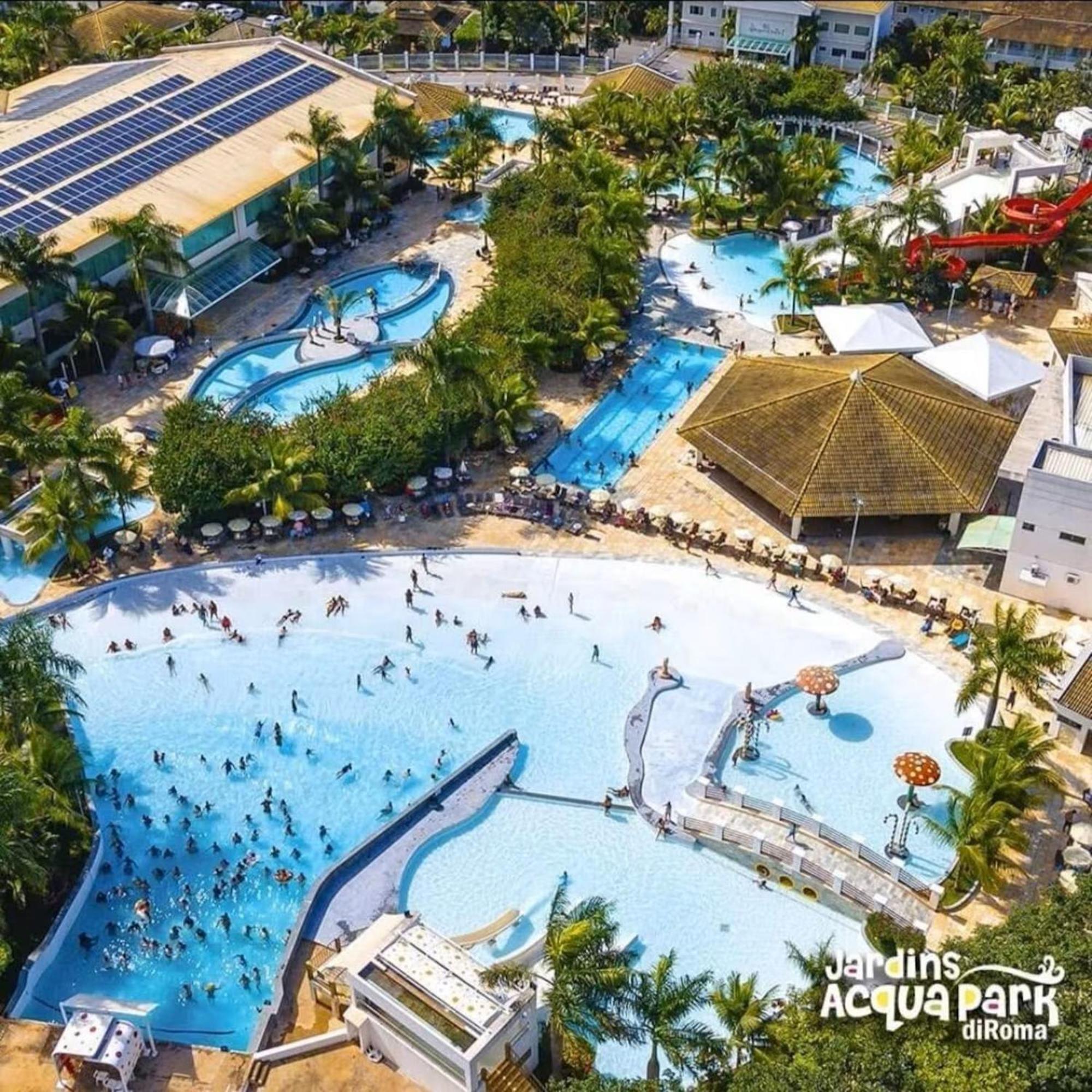 L'acqua Diroma - Suítes confortáveis - Park aquático 24 horas com Piscina de Ondas Caldas Novas Exterior foto